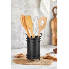 Resim MCM Group Italyan Siyah Metal Kaşıklık 