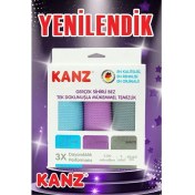 Resim Akdeniz Home Kanz 3’lü Gerçek Sihirli Mikrofiber Bez Seti – Ultra Emici, Çizmez, Çok Amaçlı Temizlik Bezi (40X60 Cm) 
