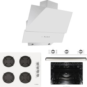 Resim Alveus Chıef 614 Beyaz 3'lü Ankastre Set (Gls 640 + Mfa 614 + Mod 3000) 