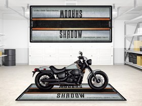 Resim SHADOW PHANTOM İçin Tasarlanmış Motosiklet Matı - MM7436 - Deep Pearl Gray / Kişiye Özel / 220cm x 100cm 
