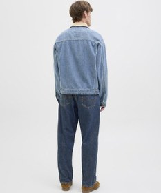 Resim Jack & Jones Erkek Eddie 061 Loose Fit Jean - 12278087 Blue Denim 