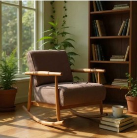 Resim BLEG Aura İskandinav Tarzı Masif Kayın Berjer – Hazır Kurulum 