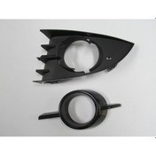 Resim 2007-2009 Renault Scenic Iı- Sis Lamba Kapağı Sol Sis Delikli Siyah Dış Çerçevesi Siyah 2parça Tw Adet Oem No:7701208642 