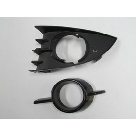 Resim 2007-2009 Renault Scenic Iı- Sis Lamba Kapağı Sol Sis Delikli Siyah Dış Çerçevesi Siyah 2parça Tw Adet Oem No:7701208642 