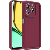 Resim Realme C61 Kılıf Kamera Korumalı Ananas Kapak 