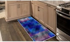 Resim Colorix Carpet Kaymaz Taban Tezgah Önü Mutfak Paspası 75x150 cm No: 203 