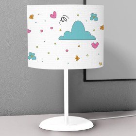 Resim Çocuk Odası Masaüstü Abajur Model 01386 