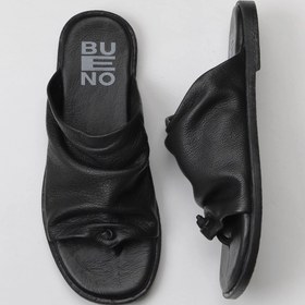 Resim Bueno Shoes Siyah Deri Kadın Parmak Arası Terlik 01wy2003 