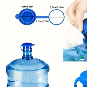 Resim 2 adet / 4 adet / Sızdırmaz Silikon Su Kova Kapakları, Su Şişesi Yedek Kapakları, Açık Hava Seyahati Güncellenmiş Silikon Yedek Kapakları 
