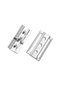 Resim Tıraş Bıçağı Berber Çift Kenarlı Tıraş Güvenlik Jileti Açık Başlıklı Profesyonel Sakal Ve Kıl Tıraş Aleti İçin Güvenlik Jileti Başlığı 