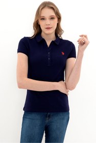 Resim U.S. Polo Assn. Lacivert Kadın T-Shirt 