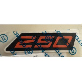 Resim 250 Nk Etiket '250' Sol Kırmızı 