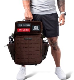 Resim KDNZ Pro 3.0 Mocha 45L Sırt Çantası 3 Adet Patch 