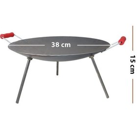 Resim Orcamp G-380 Ayaklı Kavurma Sacı 