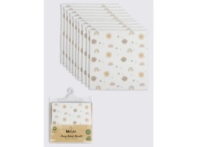 Resim Uravas Store Mey Ithalat® Planet 20X20 10'lu Penye Mendil 90164 Ekru 