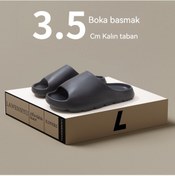 Resim Hindistan Cevizi Terlik Erkekler Spor Açık Siyah 