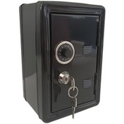 Resim Sones Yaratıcı Kumbara Şifre Para Kutusu Nakit Para Tasarruf Kutusu Siyah 