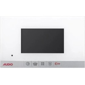 Resim AUDIO 001180 4.3″ Görüntülü Diafon Bus Plus (Mekanik Butonlu) Beyaz 