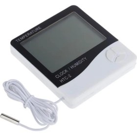 Resim Dijital LCD Ekranlı Sıcaklık Ölçer – Hassas Isı Takibi, Kompakt Tasarım, Iç/dış Mekan Kullanımı Için Uygun Termometre 