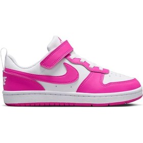 Resim Nike Court Borough Low Ps Recraft Beyaz-pembe Günlük Spor Ayakkabı Beyaz - Pembe 