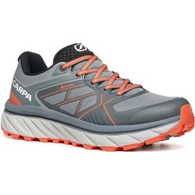 Resim Scarpa Spin Infinity Wmn Gore-tex Kadın Koşu Ayakkabısı Gray Coral Red 