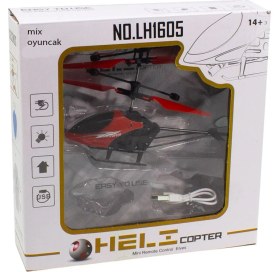 Resim Mixoyuncak Uçan Helikopter El Sensörlü Mini Işıklı Şarjlı 