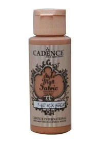 Resim Cadence Style Matt Fabric Kumaş Boyası F-607 Açık Mercan 