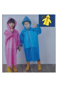 Resim AyrStore Buğz Kapüşonlu Çocuk Yağmurluk 