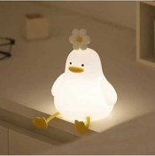 Resim Dancemonkey Sevimli Dokunmatik Ördek Gece Lambası 2 2 