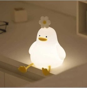 Resim Dancemonkey Sevimli Dokunmatik Ördek Gece Lambası 2 2 