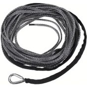 Resim Xuweiwei 6mm X 590.55inch Gray 15m Ağır Hizmet Sentetik Çekme Halatı 7700lbs Kopma Dayanımı 