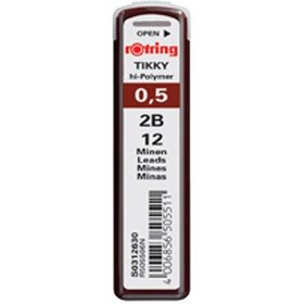 Resim Rotring Min Hi-Polymer 2B 0.5 MM S0312630 