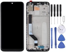 Resim Xiaomi Redmi ile Uyumlu Note 7 Lcd Ekran Dokunmatik Full Çıtalı Siyah 