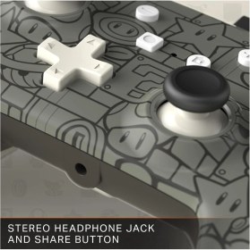 Resim PowerA Nintendo Switch Kablolu Oyun Kolu Lisanslı Power-Up Mario 