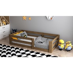 Resim Lullaby Montessori Çocuk Yatak 90x190 Yatak Uyumlu Y19-2 Karyola 