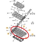 Resim Opel Astra (2022-2024) 1.5 Dizel Silindir Kapağı (Orijinal) 