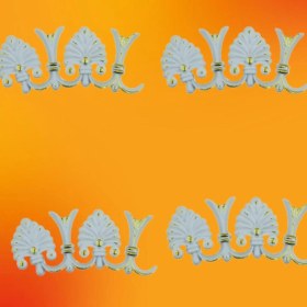 Resim Decogold Saray Tavan Motif 12,5 x 5,5 cm 4 Adet 