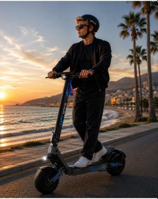 Resim Onvo Mx-03 2400 W Elektrikli Scooter Kasklı Siyah 