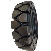 Resim mileway 6.50-10 Milevay Perfecto Siyah Sekmanlı Dolgu Forklift Lastiği 
