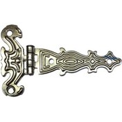 Resim Dekoratif, Sac Tek Kuyruklu Menteşe - 40x68 Mm, Küçük, Nikel, 100 Adet 