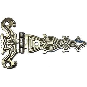 Resim Dekoratif, Sac Tek Kuyruklu Menteşe - 40x68 Mm, Küçük, Nikel, 100 Adet 