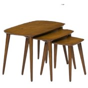 Resim Zigon Osm OVAL Model tabla Tornalı Retro Ayak Parlak Ceviz Ahşap Kayın torna ayak El Yapım 