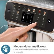 Resim Philips LatteGo Espresso Makinesi, 5500 Serisi, SilentBrew Teknolojisi, 20 Sıcak ve Soğuk İçecek 