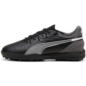 Resim Puma King Match Tt Jr Futbol Halısaha Ayakkabısı - 108050-10318 Siyah 