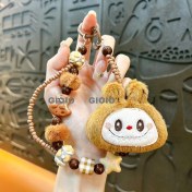 Resim Silver1 Yeni Sevimli Çizgi Film Işıklı Işık Kulomi Büyük Kulak Köpek Hediye Kutusu Anahtarlık Araba Okul Çantası Dıy Kolye Hediye (Yurt Dışından) 