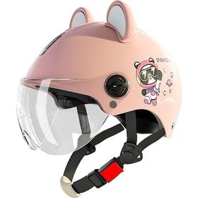 Resim Joyhub 3c Sertifikalı Motosiklet Römorku Dört Mevsim Çocuk Kaskı Pembe 