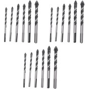 Resim Echo Chicly Fayans Beton Tuğla Cam Plastik ve Ahşap Tungsten Karbür Tuğla Duvarı Için 15 Adet Çok Malzemeli Matkap Ucu (Yurt Dışından) 