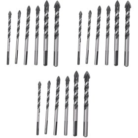 Resim Echo Chicly Fayans Beton Tuğla Cam Plastik ve Ahşap Tungsten Karbür Tuğla Duvarı Için 15 Adet Çok Malzemeli Matkap Ucu (Yurt Dışından) 