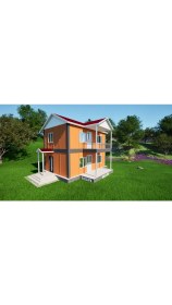 Resim Ballifeprefabrik Ballife Prefabrik 114 M2 Standart Dubleks Prefabrik Konut 