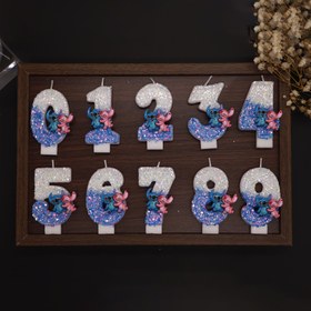 Resim 1 adet Disney Stitch Doğum Günü Kek Üstü - Mavi ve Mor Sayılar 0-9 ile Resmi Stitch Dekorasyonu, Doğum Günü, Düğün, Parti Dekorasyonları için - Elektrik Gerektirmez, Disney Hayranları ve Doğum Günü Partileri için Mükemmel, Disney Stitch Doğum Günü Dekorasyonları, Şenlikli Kutlama, Parıltılı Detaylar, Yüksek Kaliteli Kaplama, Karakter Aksesuarı, Etkinlik Planlayıcıları, Düğün Dekoru, Parıltılı Detaylar, Dayanıklı Malzeme, Sayı Candelabrum, Parti Organizatörleri 